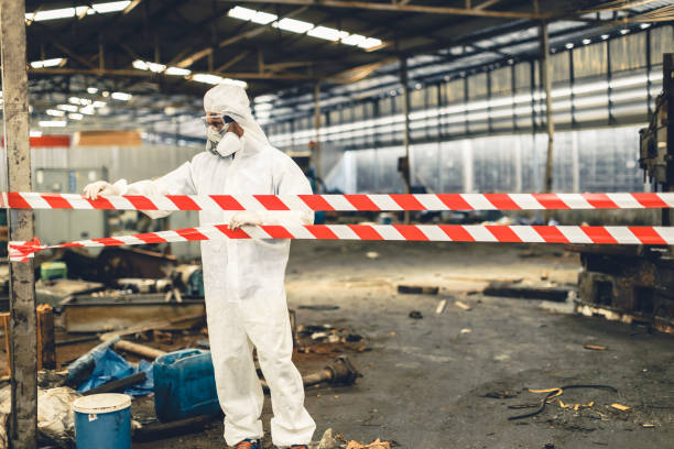 Professional Drug Lab Cleanup technician working in Koloa, HI